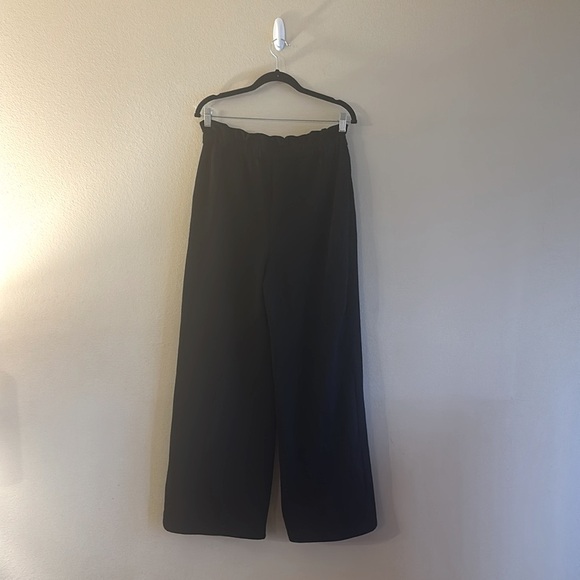 Express Paperbag Pants Black Womens Size Medium Pull On Style Wide Leg - Picture 6 of 13